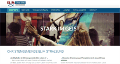 Desktop Screenshot of elim-stralsund.de